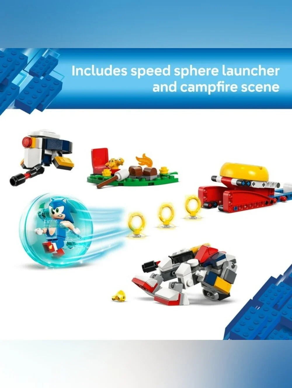 NIB LEGO Sonic the Hedgehog: Sonic's Campfire Clash 77001 177 Pcs - Building Toy